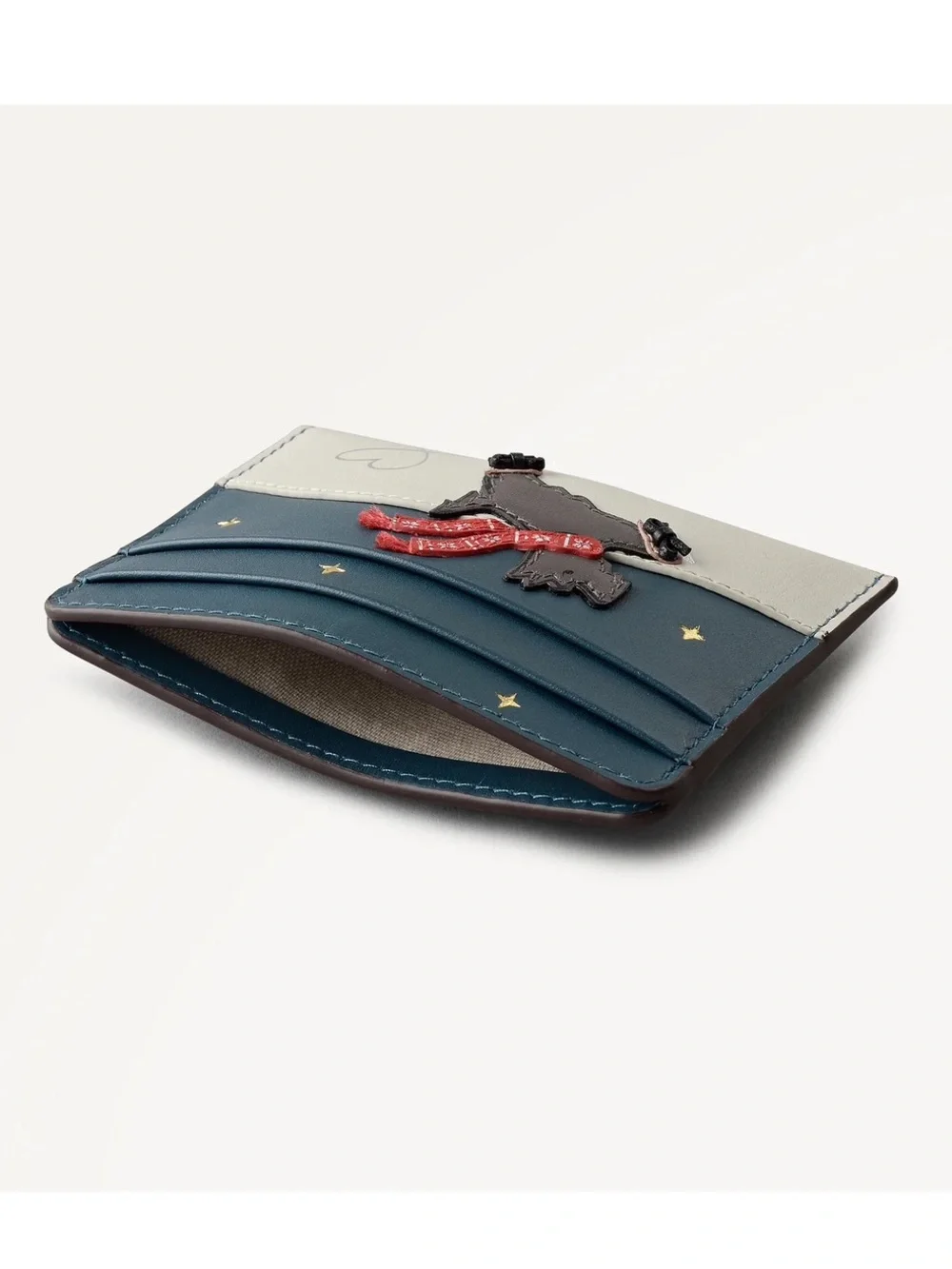 NWT-Radley London-An Ice❄️Day-Small Leather Card Holder-Teal-$78